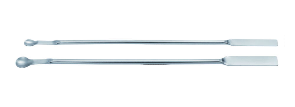 Micro spoon spatulas, stainless steel 1.4301