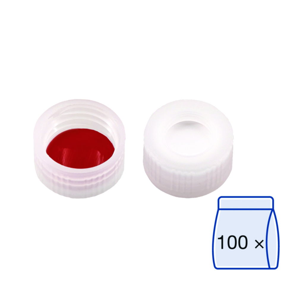 Screw Closures N 9, PP, ready assembled Screw Closures N 9, PP, ready assembled