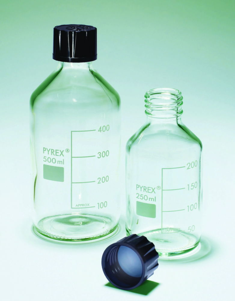 Laboratory bottles, PYREX®, with screw cap Laboratory bottles, PYREX®, with screw cap