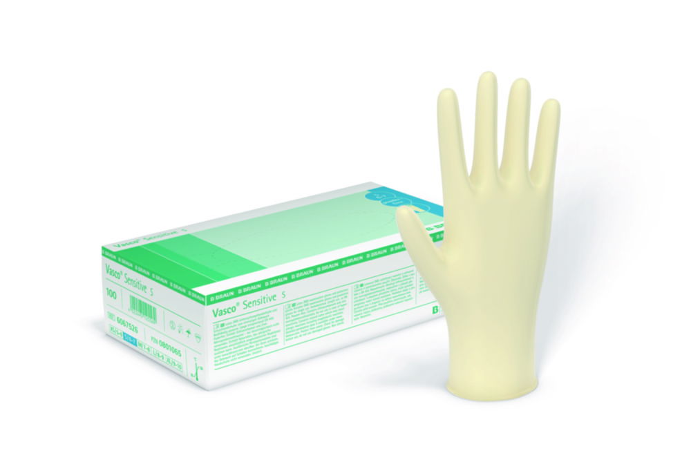 Disposable Gloves Vasco® Sensitive, Latex Disposable Gloves Vasco® Sensitive, Latex