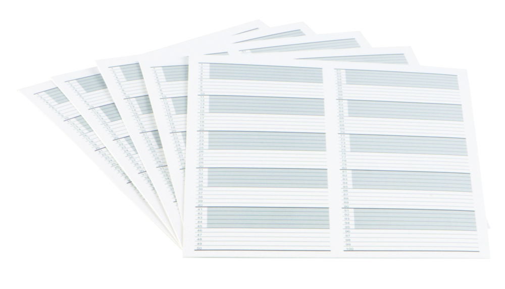 Spare Inventory Card for Microscope Slide Boxes Premium Plus