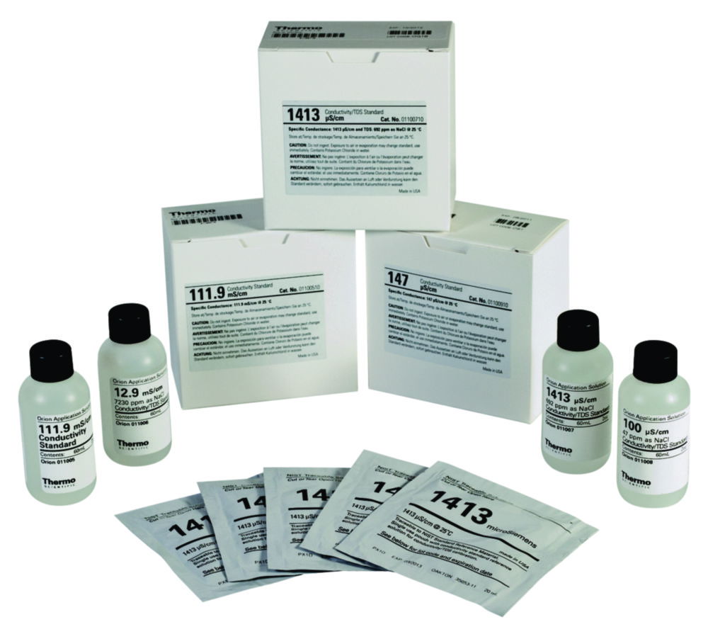 ORION™ conductivity and TDS standards ORION™ conductivity and TDS standards