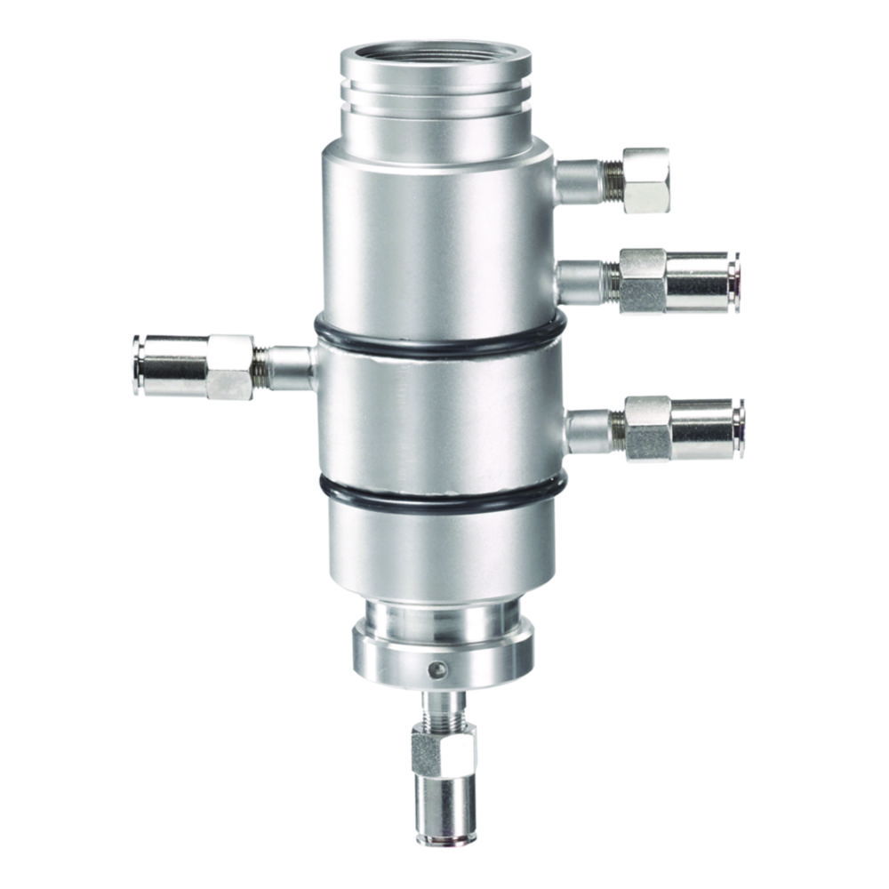 Flow-through cell for SONOPULS Ultrasonic homogenisers, stainless steel Flow-through cell for SONOPULS Ultrasonic homogenisers, stainless steel