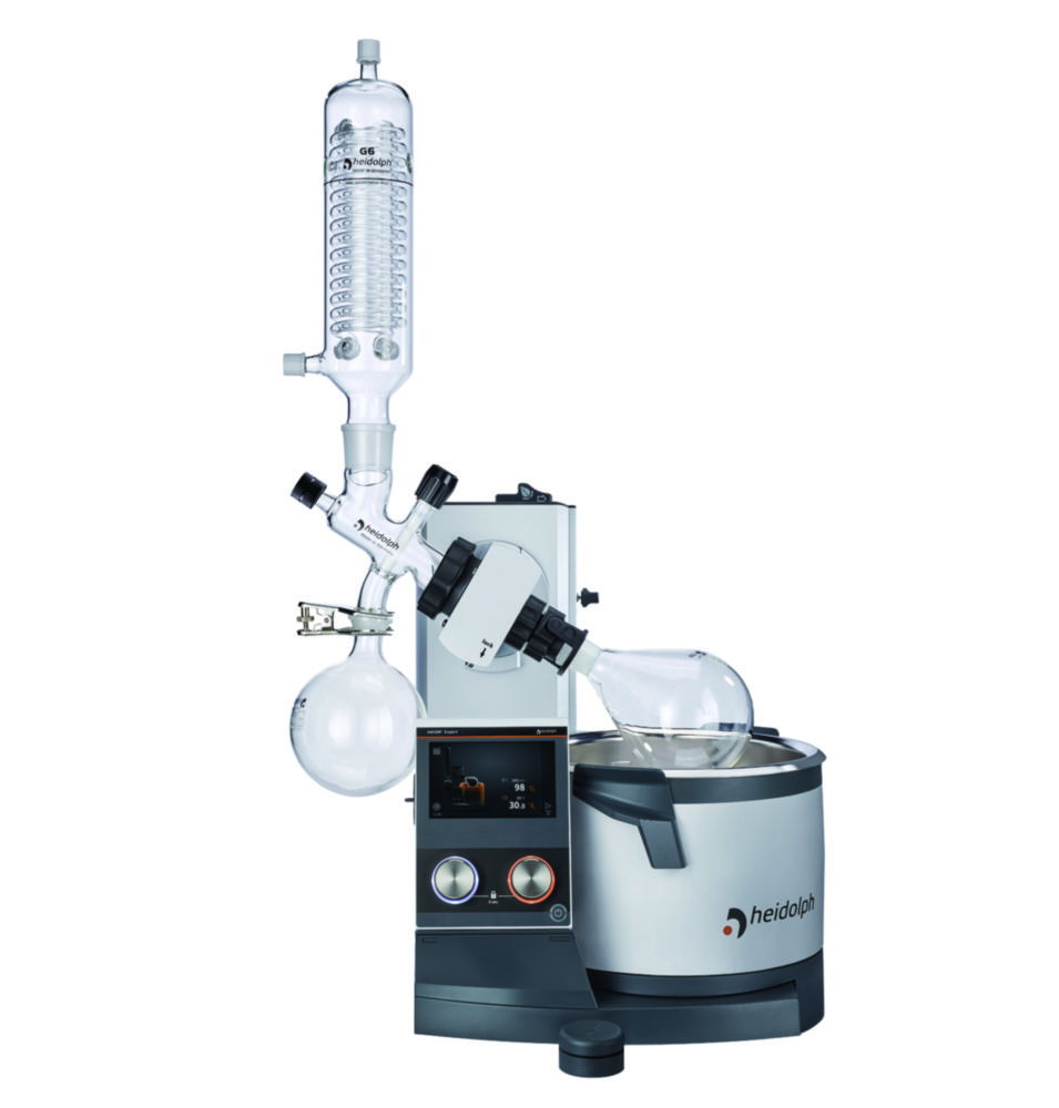 Rotary Evaporators Hei-VAP Expert, with hand lift, reflux condenser Rotary Evaporators Hei-VAP Expert, with hand lift, reflux condenser