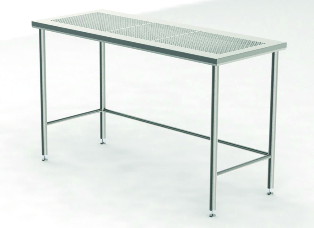 Cleanroom Tables with Perforated Worktop Cleanroom Tables with Perforated Worktop