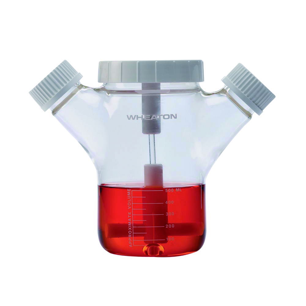 Spinner Flask, double sidearm Celstir®