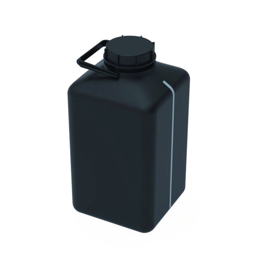 Safety canisters, PE-EX, with side viewing stripe Safety canisters, PE-EX, with side viewing stripe
