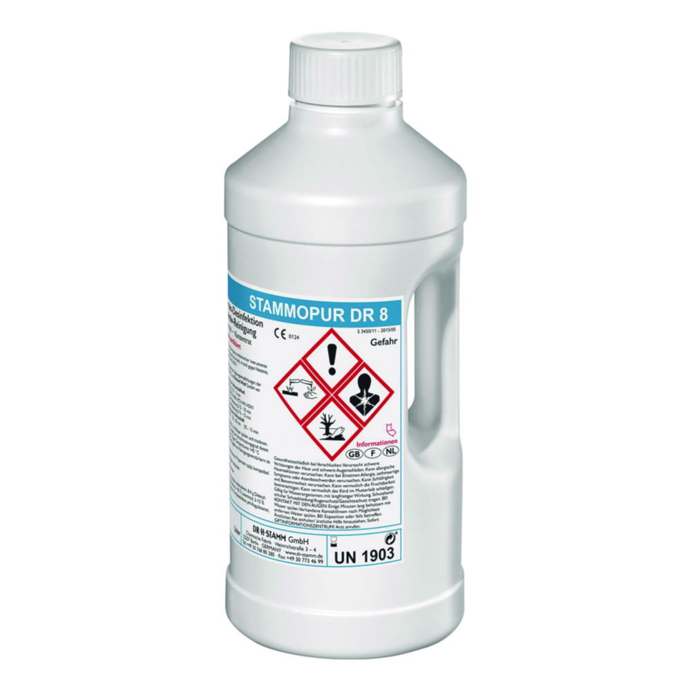 Concentrates for ultrasonic baths STAMMOPUR DR 8 Concentrates for ultrasonic baths STAMMOPUR DR 8