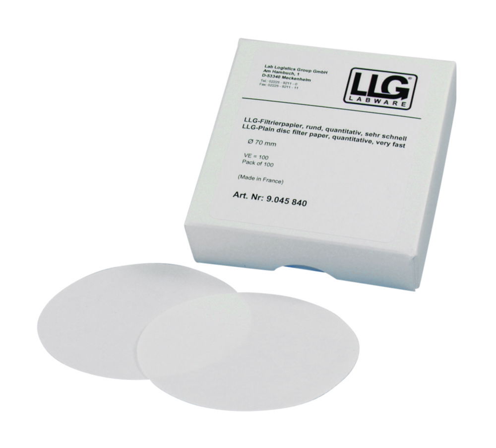 LLG-Quantitative filter paper, circles, very fast LLG-Quantitative filter paper, circles, very fast