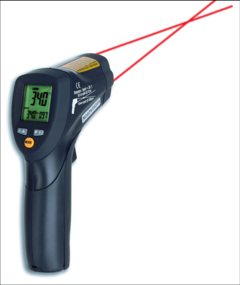 Infra-red thermometer with double-laser sighting ScanTemp 485 Infra-red thermometer with double-laser sighting ScanTemp 485