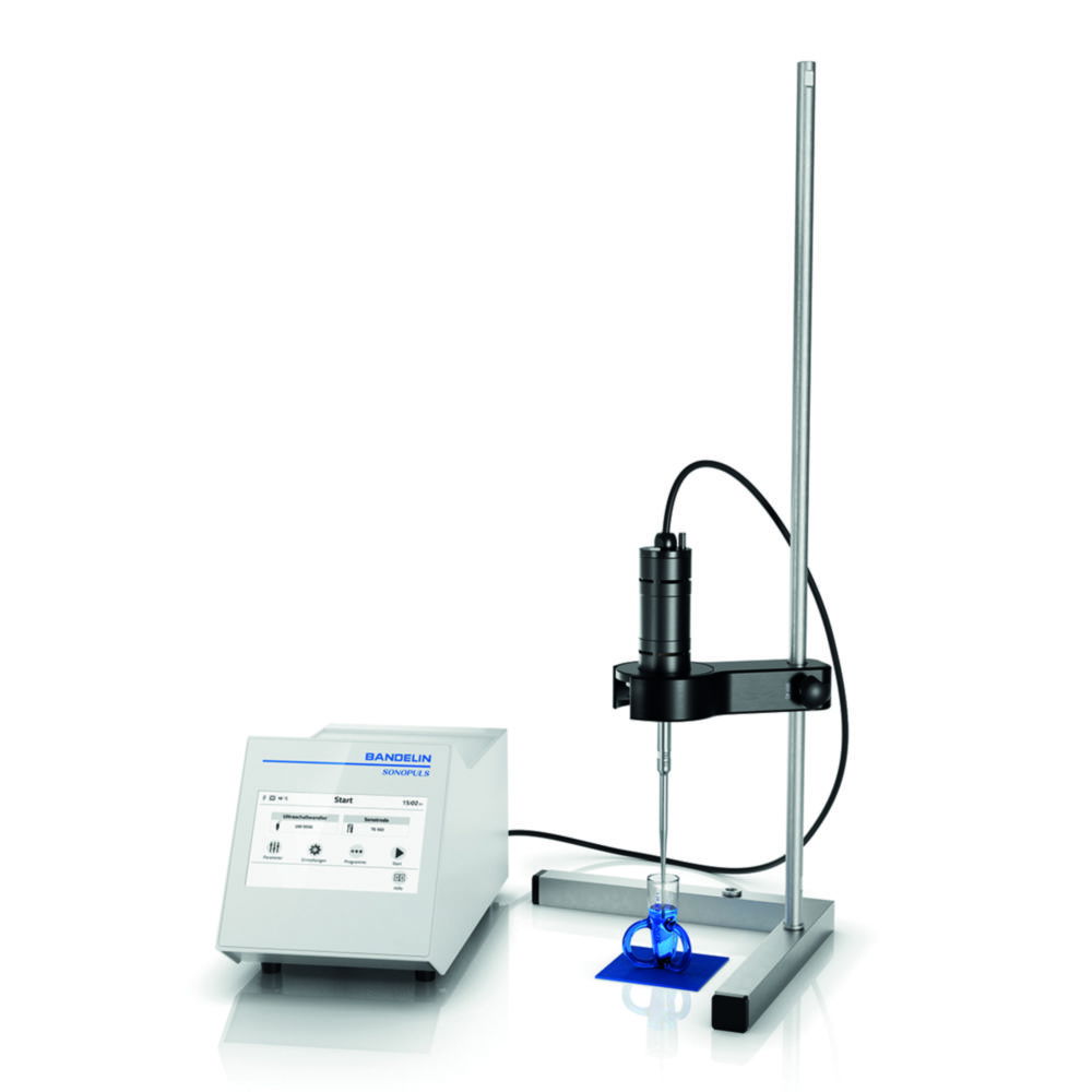 Ultrasonic homogeniser SONOPULS HD 5050, set without stand annd vessel