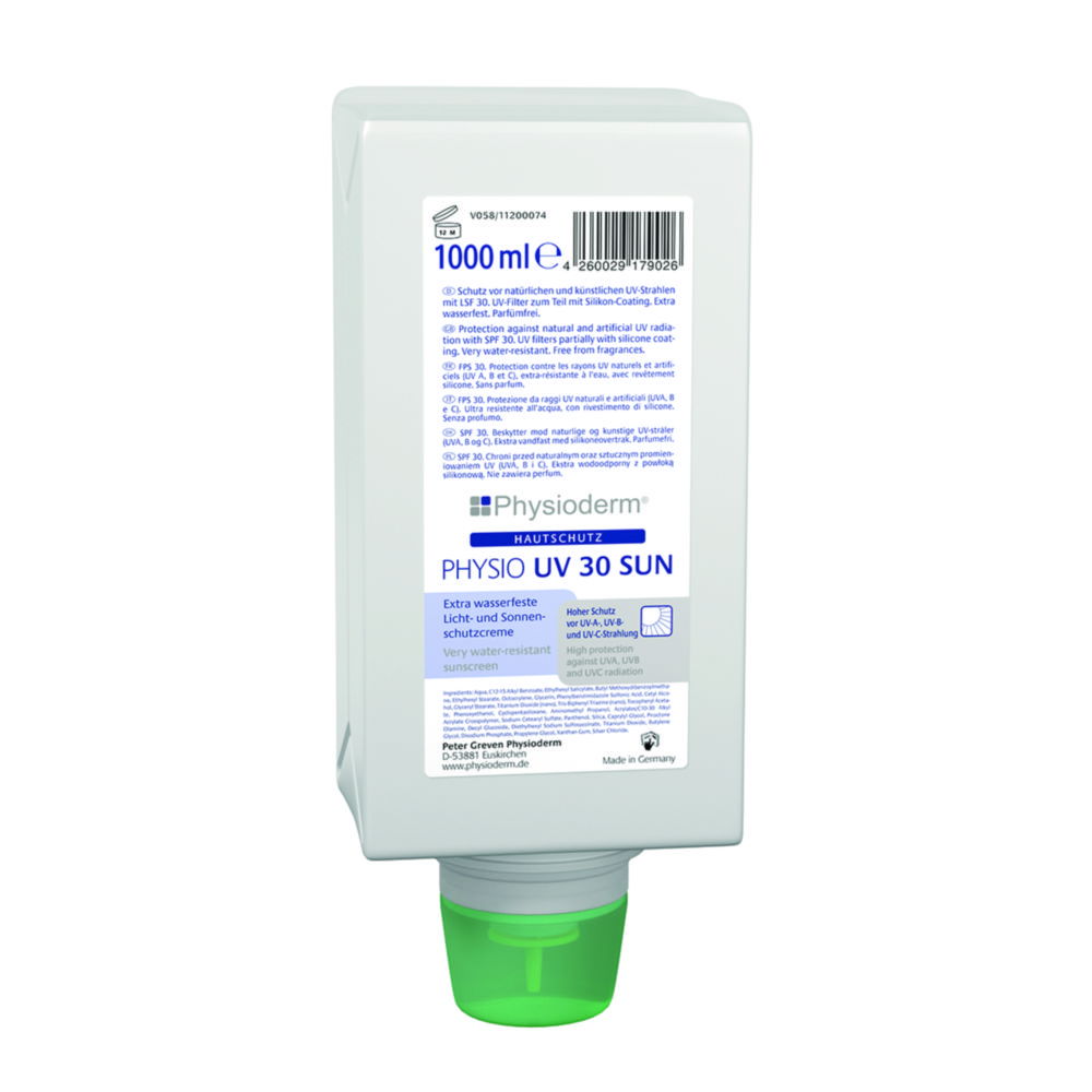 Skin protection cream Physio UV 30 Sun