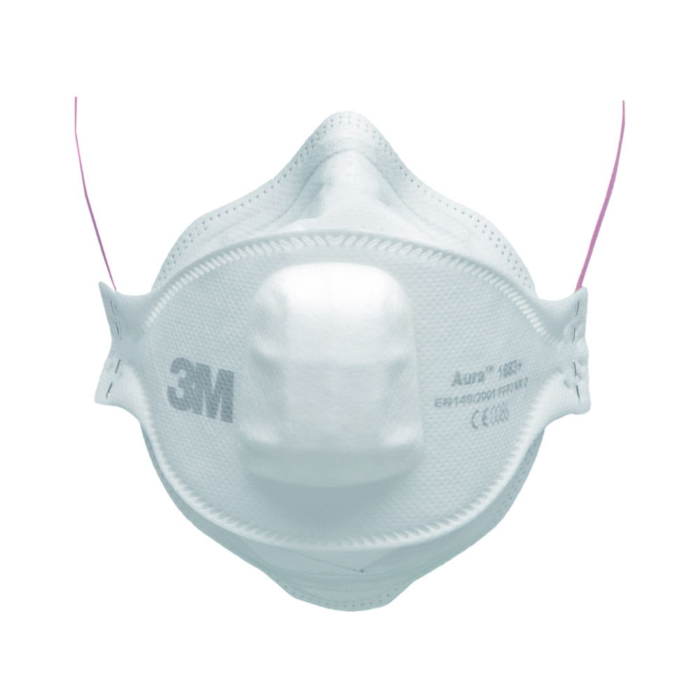 Respirators with 2-Way-Protection Aura™ 1883+, Folding Masks Respirators with 2-Way-Protection Aura™ 1883+, Folding Masks