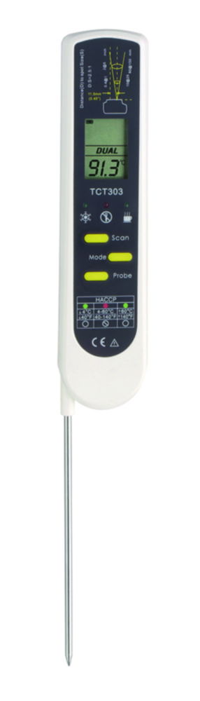 Infrared thermometer, DualTemp Pro, with penetration probe Infrared thermometer, DualTemp Pro, with penetration probe
