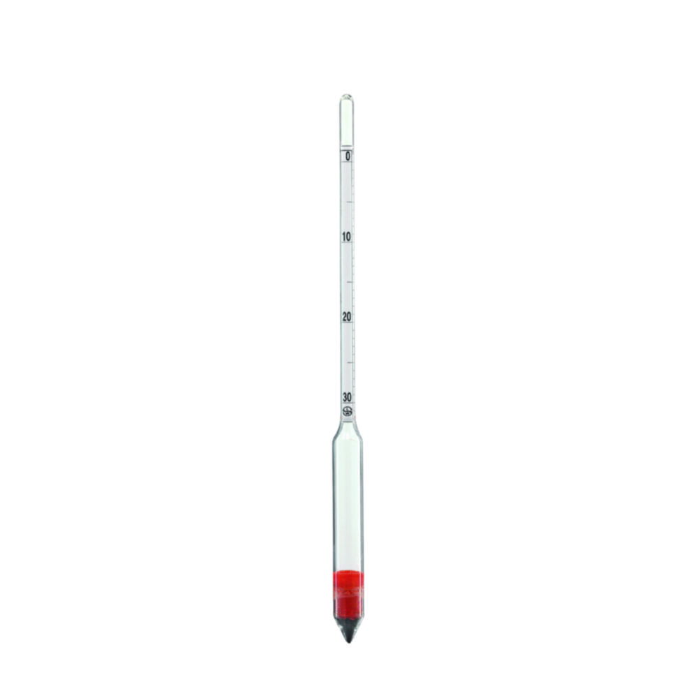Precision hydrometer according to Baumé Precision hydrometer according to Baumé