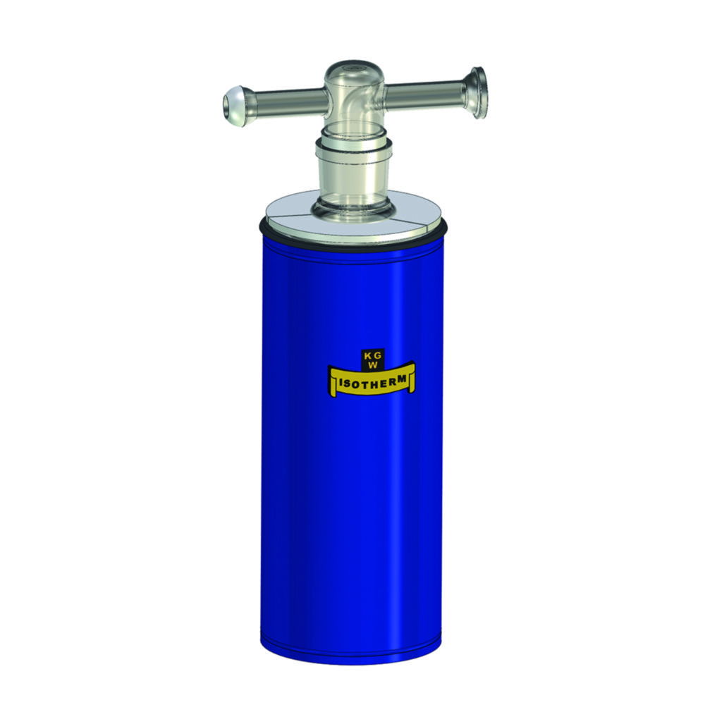 Cold traps with Dewar flask, borosilicate glass 3.3, two-piece, standard version Cold traps with Dewar flask, borosilicate glass 3.3, two-piece, standard version