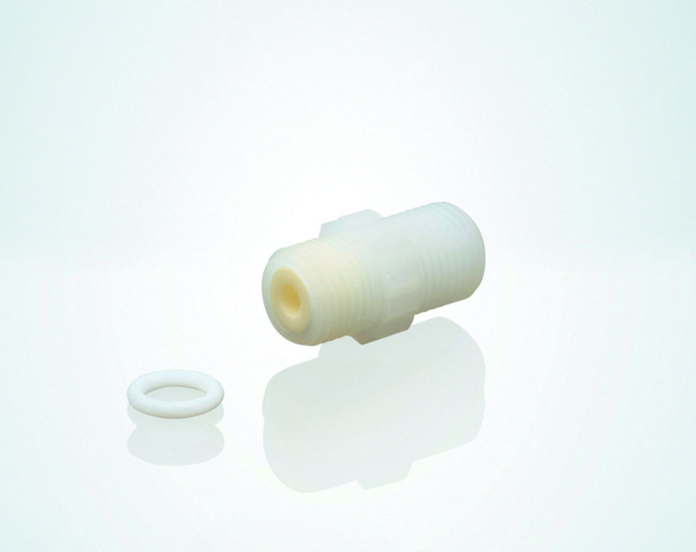 Discharge valves for bottle-top dispensers and digital burettes Discharge valves for bottle-top dispensers and digital burettes