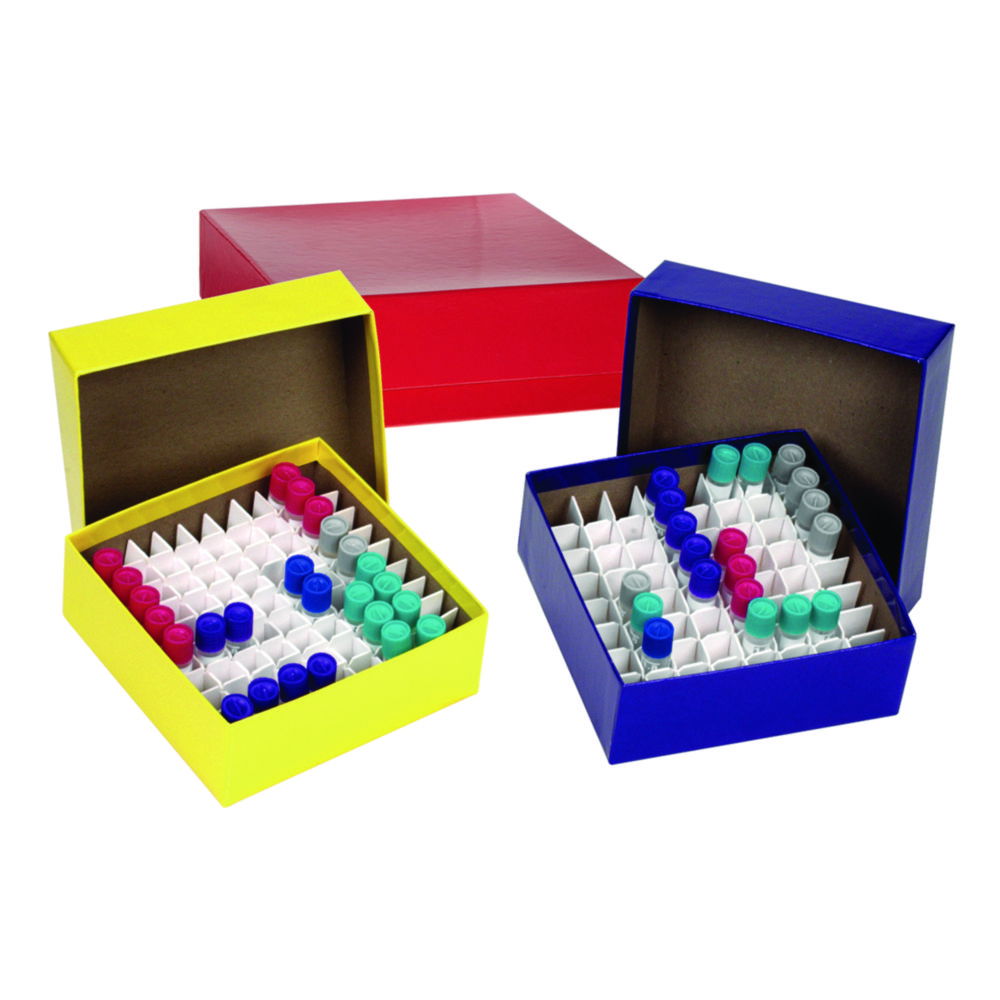 Cryogenic cardboard boxes, with lid, set Cryogenic cardboard boxes, with lid, set