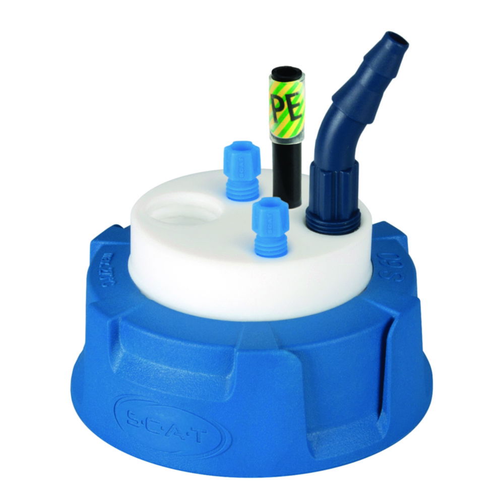 Safety Waste Caps, S 60/61, with grounding connection