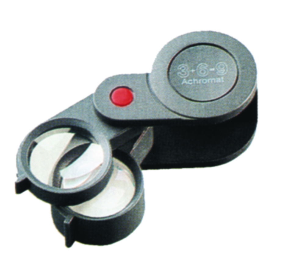 Precision folding magnifiers, plastic Precision folding magnifiers, plastic