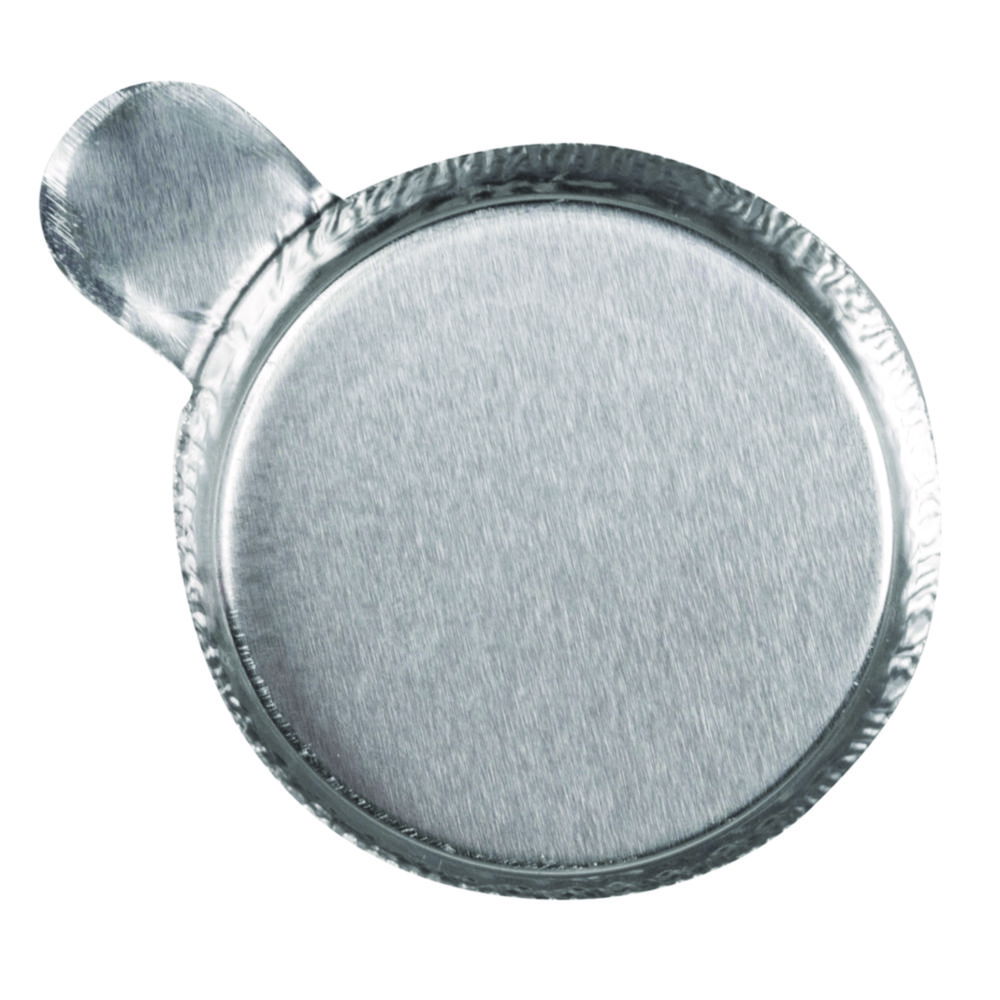 Weighing dishes, aluminium, crinkled walls, with finger tab, certified oil free Weighing dishes, aluminium, crinkled walls, with finger tab, certified oil free