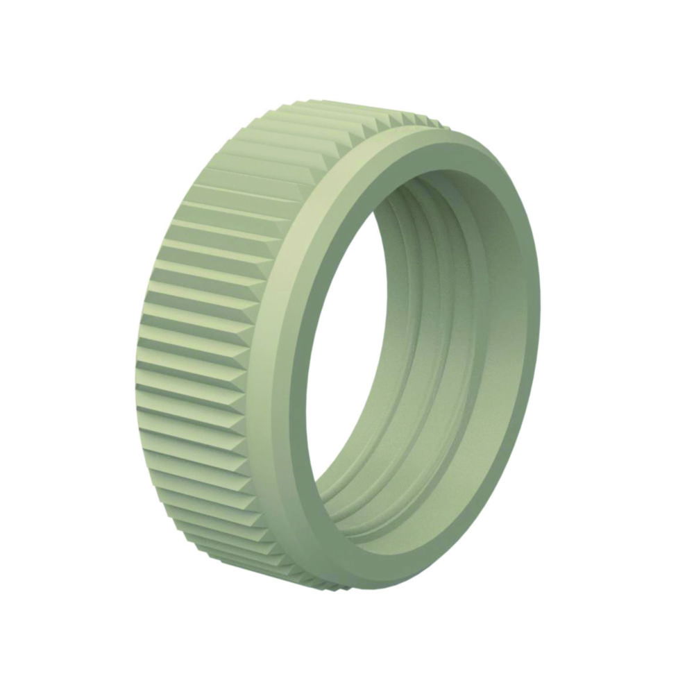 Locking nuts, PP, for thread adapters with ground joint Locking nuts, PP, for thread adapters with ground joint