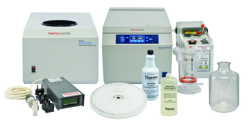 Vacuum concentrators Savant™ SPD210 P1 SpeedVac™ kits Vacuum concentrators Savant™ SPD210 P1 SpeedVac™ kits