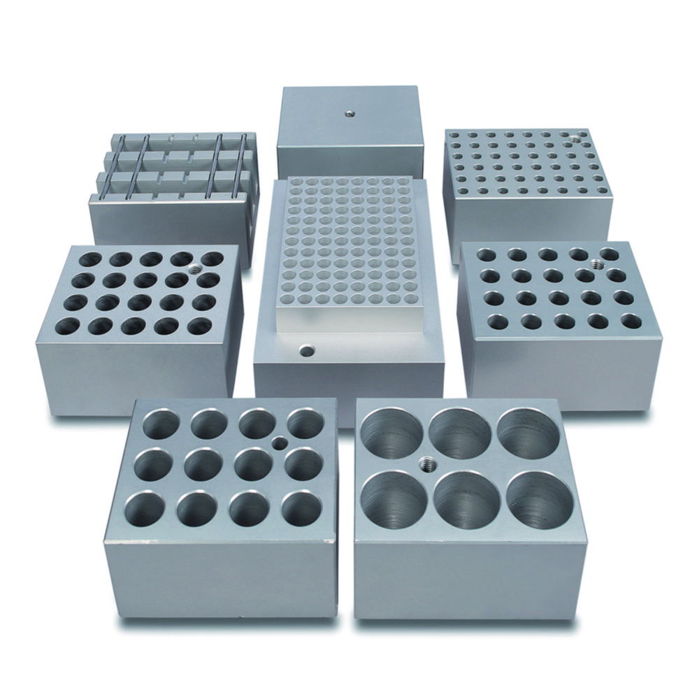 Aluminium blocks for block heaters BH-200 series Aluminium blocks for block heaters BH-200 series