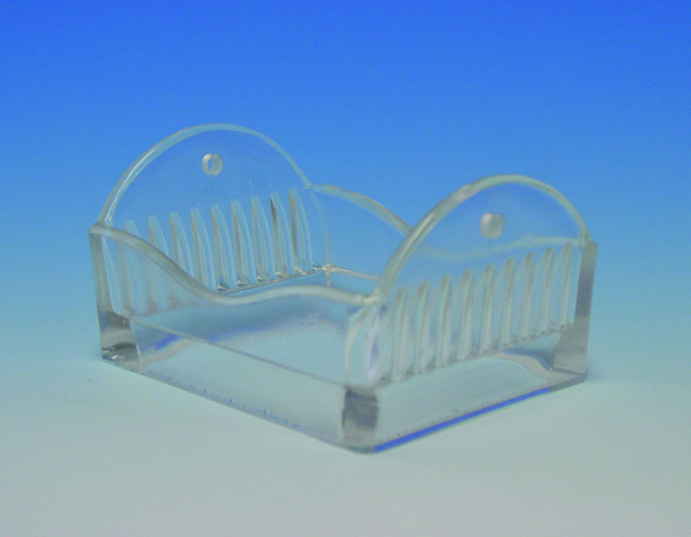 Insert for staining troughs, soda-lime glass Insert for staining troughs, soda-lime glass