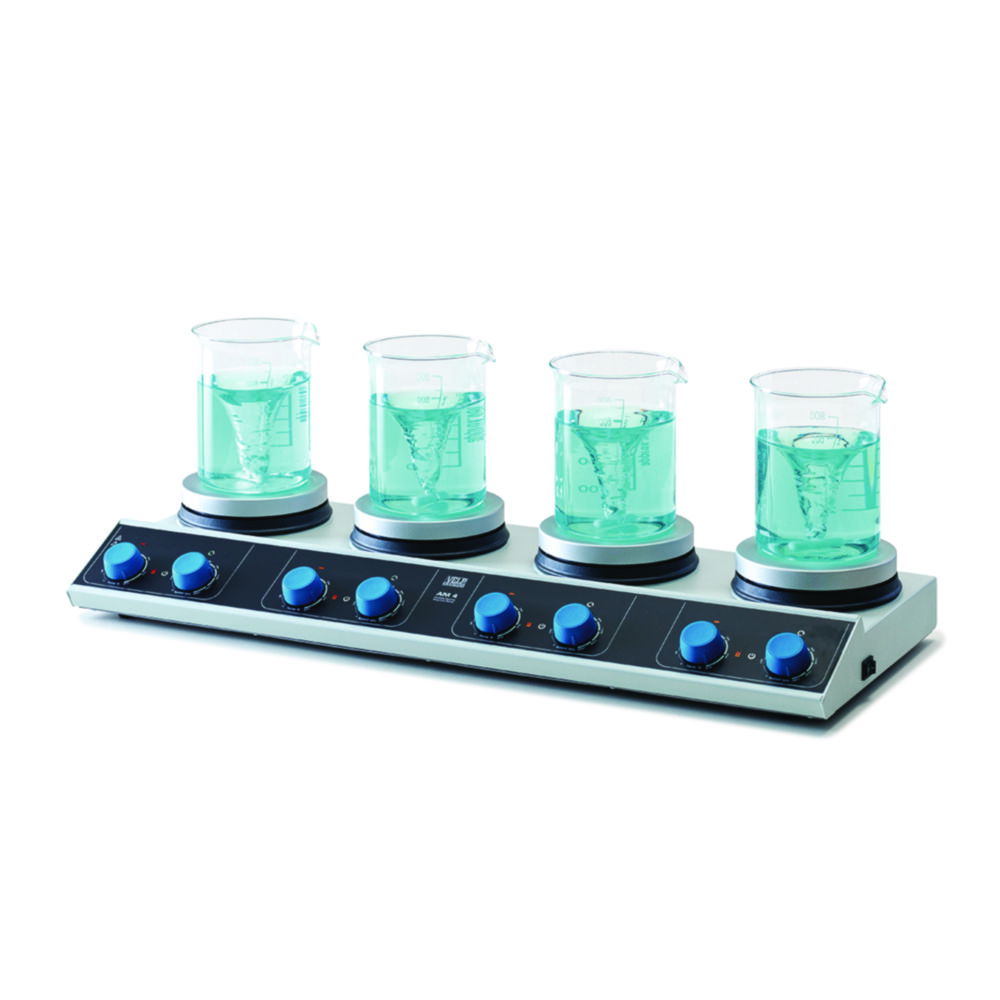 Multi-position magnetic stirrer with heating AM 4 Multi-position magnetic stirrer with heating AM 4