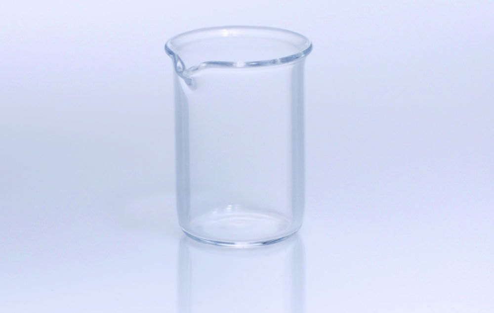 Beakers, Quartz glass, low form