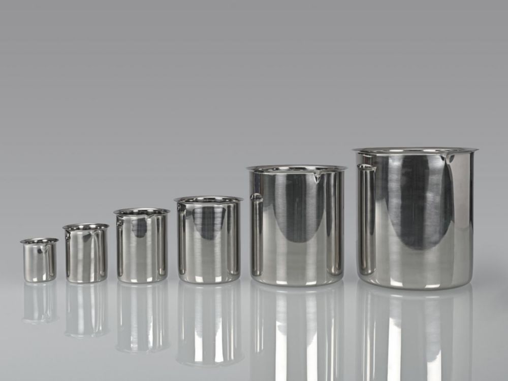 Laboratory beaker, stainless steel Laboratory beaker, stainless steel
