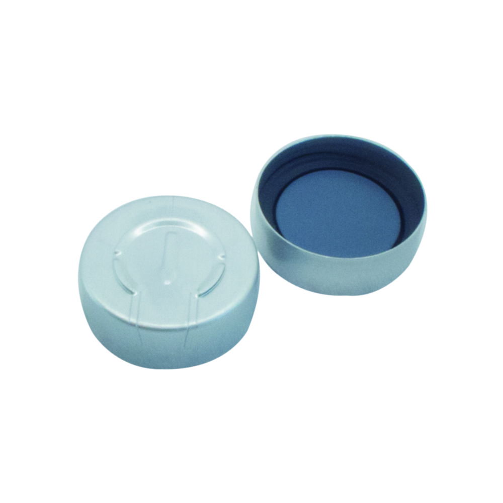 LLG-Crimp Seals ND20 (Complete Tear Off Caps), Aluminium, ready assembled LLG-Crimp Seals ND20 (Complete Tear Off Caps), Aluminium, ready assembled