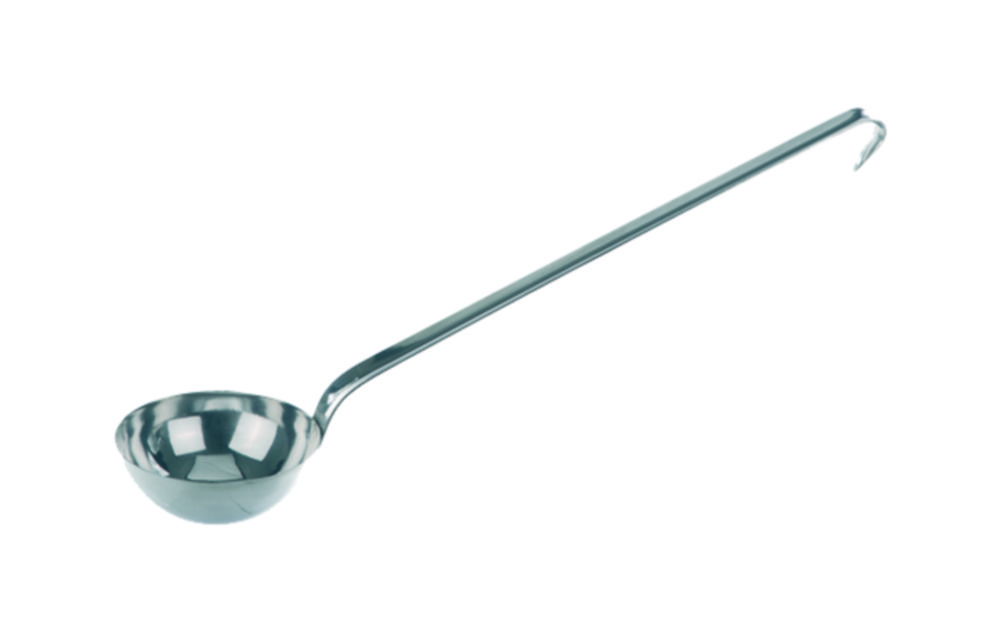 Ladle scoops, flat handle, 18/10 steel Ladle scoops, flat handle, 18/10 steel