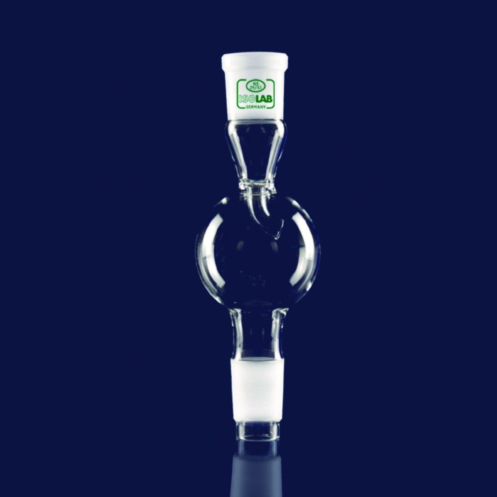 Splash head adapter, borosilicate glass 3.3, straight