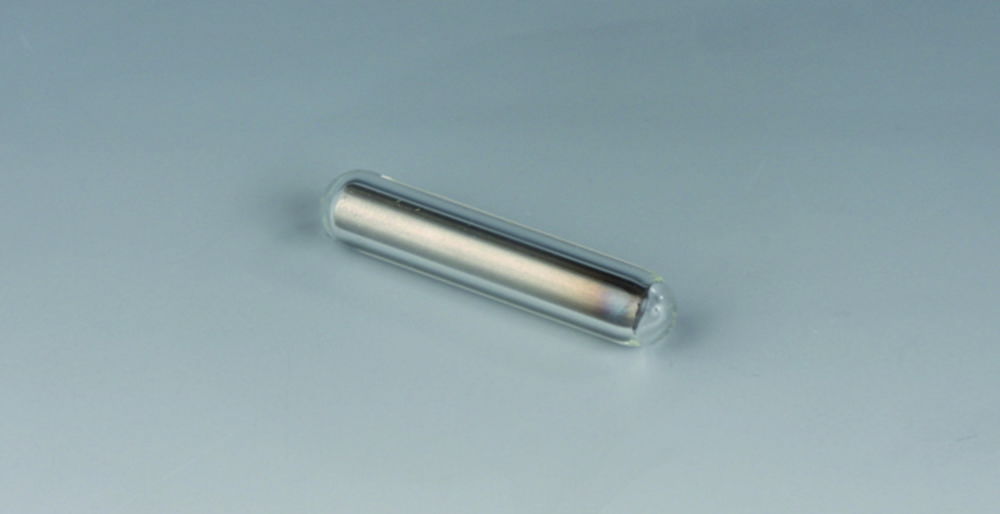 Magnetic stirring bars, borosilicate glass