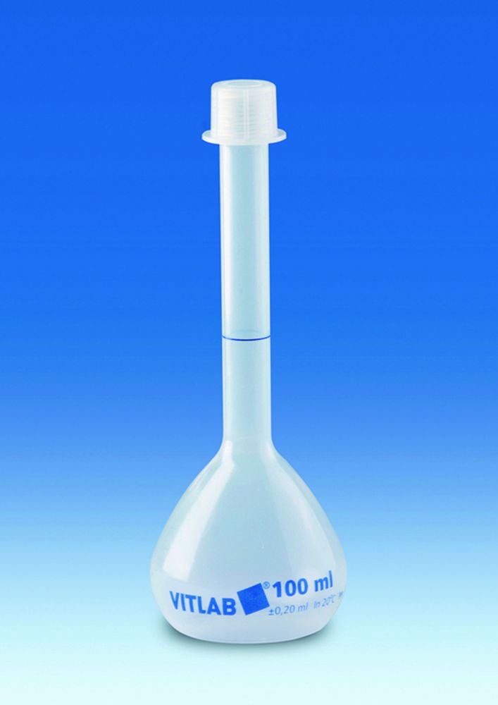 Volumetric Flasks, PP, Class B, with Screw Cap, PP Volumetric Flasks, PP, Class B, with Screw Cap, PP