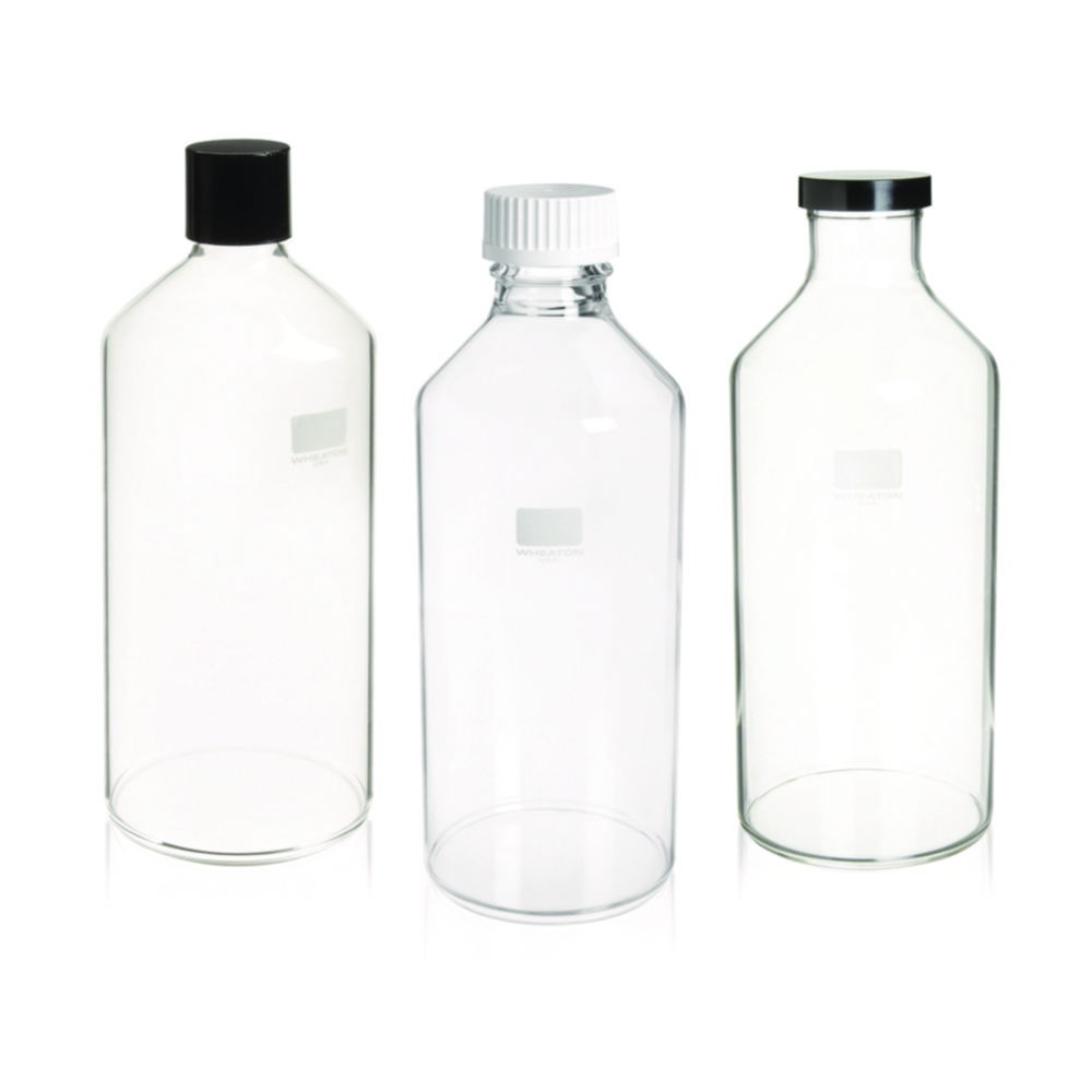 Roller bottles WHEATON®, borosilicate glass, with phenolic resin screw cap Roller bottles WHEATON®, borosilicate glass, with phenolic resin screw cap