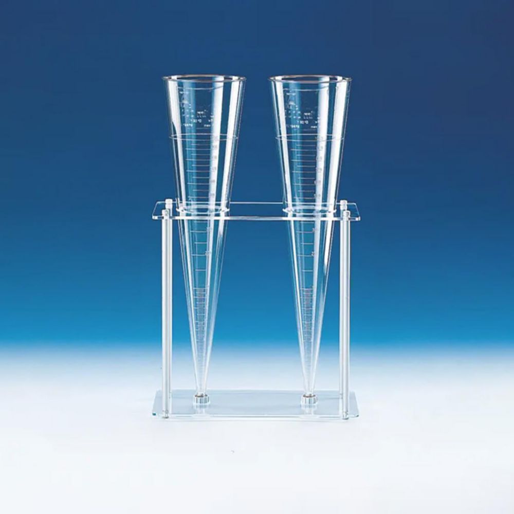 Rack for sedimentation cones, PMMA/PP Rack for sedimentation cones, PMMA/PP