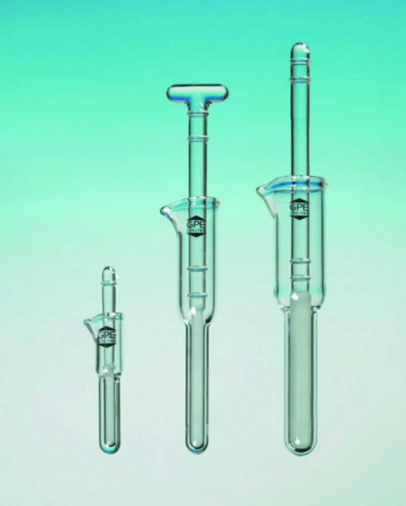 Homogenisers, Mini series, borosilicate glass 3.3 Homogenisers, Mini series, borosilicate glass 3.3