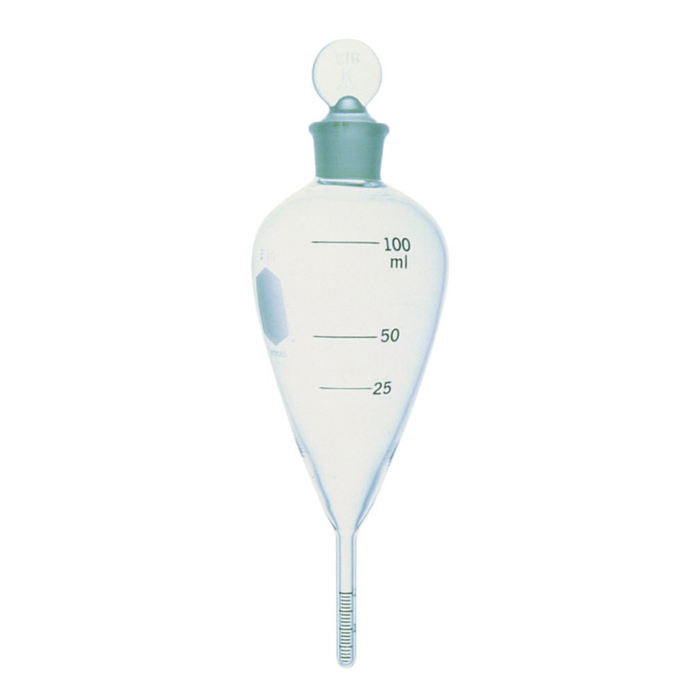 Centrifuge Tube according to Goetz, pear-shaped, borosilicate glass 3.3