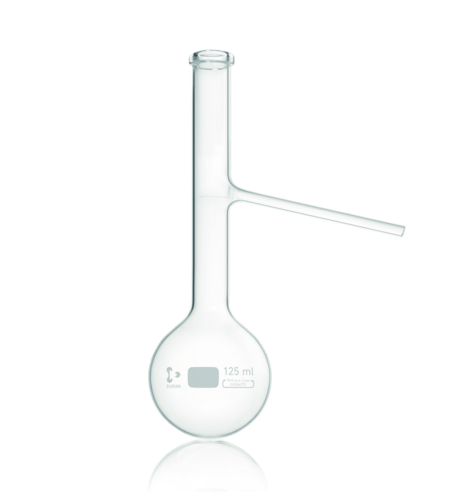 Engler distilling flasks, DURAN®, ASTM, with beaded rim Engler distilling flasks, DURAN®, ASTM, with beaded rim