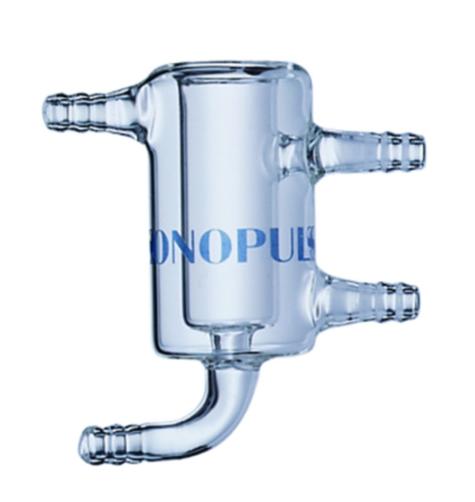 Flow-through vessels, Borosilicate glass 3.3 for Ultrasonic homogenisers SONOPULS Flow-through vessels, Borosilicate glass 3.3 for Ultrasonic homogenisers SONOPULS