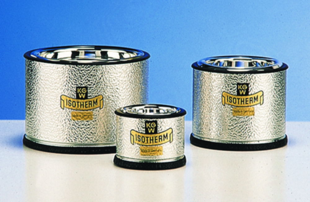 Dewar flasks, shallow form, for CO2 and LN2 Dewar flasks, shallow form, for CO2 and LN2