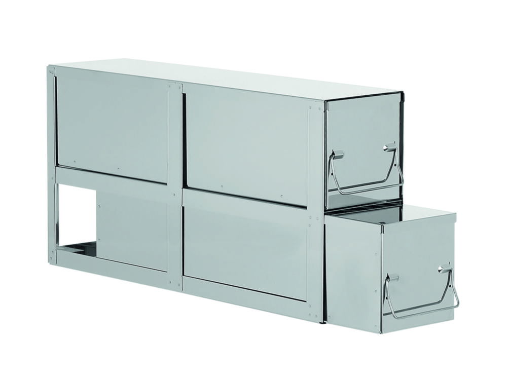 Double trays for upright freezers, stainless steel Double trays for upright freezers, stainless steel