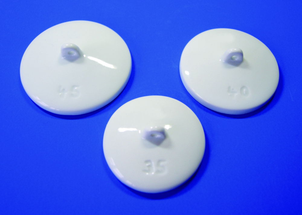 Lids for LLG-Crucibles, porcelain Lids for LLG-Crucibles, porcelain