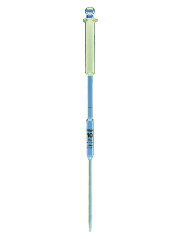 Volumetric pipettes, soda lime glass, similar to class A Volumetric pipettes, soda lime glass, similar to class A