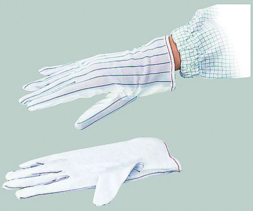 Gloves ASPURE ESD, Anti-static, white, Nylon Gloves ASPURE ESD, Anti-static, white, Nylon