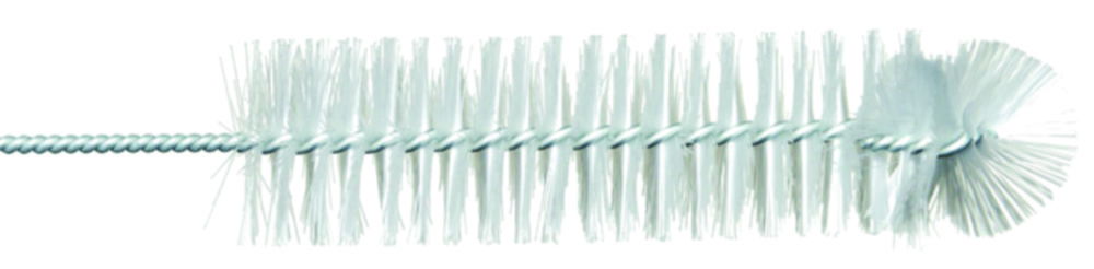 Test tube brushes, tip bent over