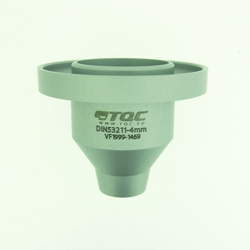 Flow cups with fixed nozzle Flow cups with fixed nozzle